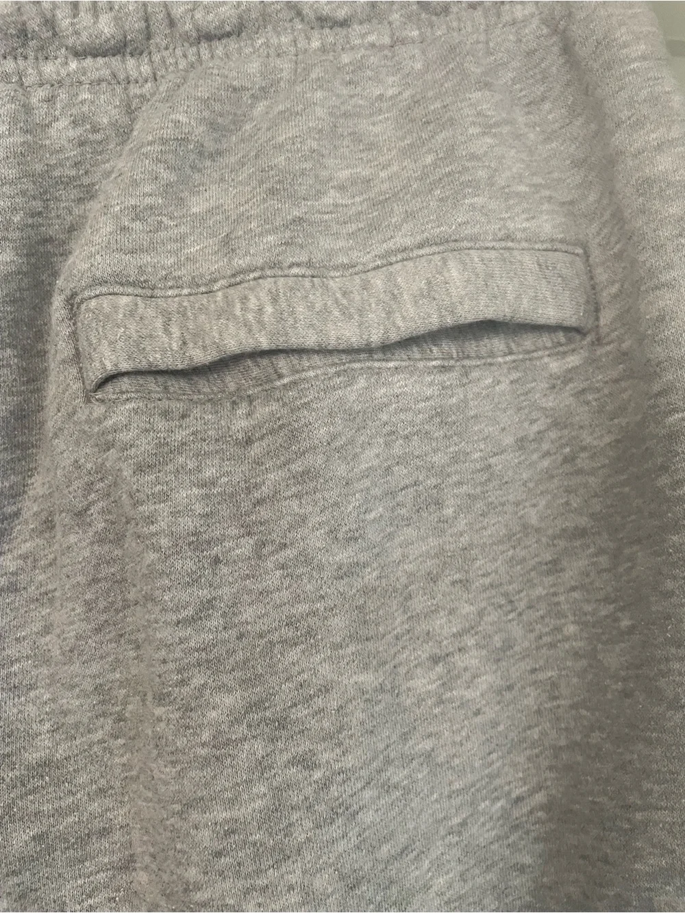 Nike Men's Gray Sweatpants Joggers with White Accents